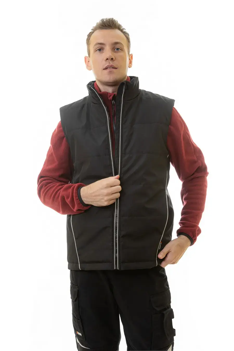 Жилет утепленный BRODEKS KW 101, черный