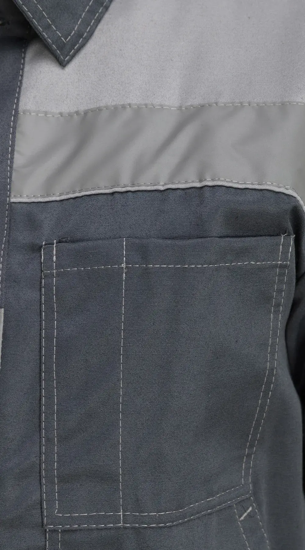 Костюм рабочий мужской летний RONTA KS811 с брюками темно-серый, светло-серый