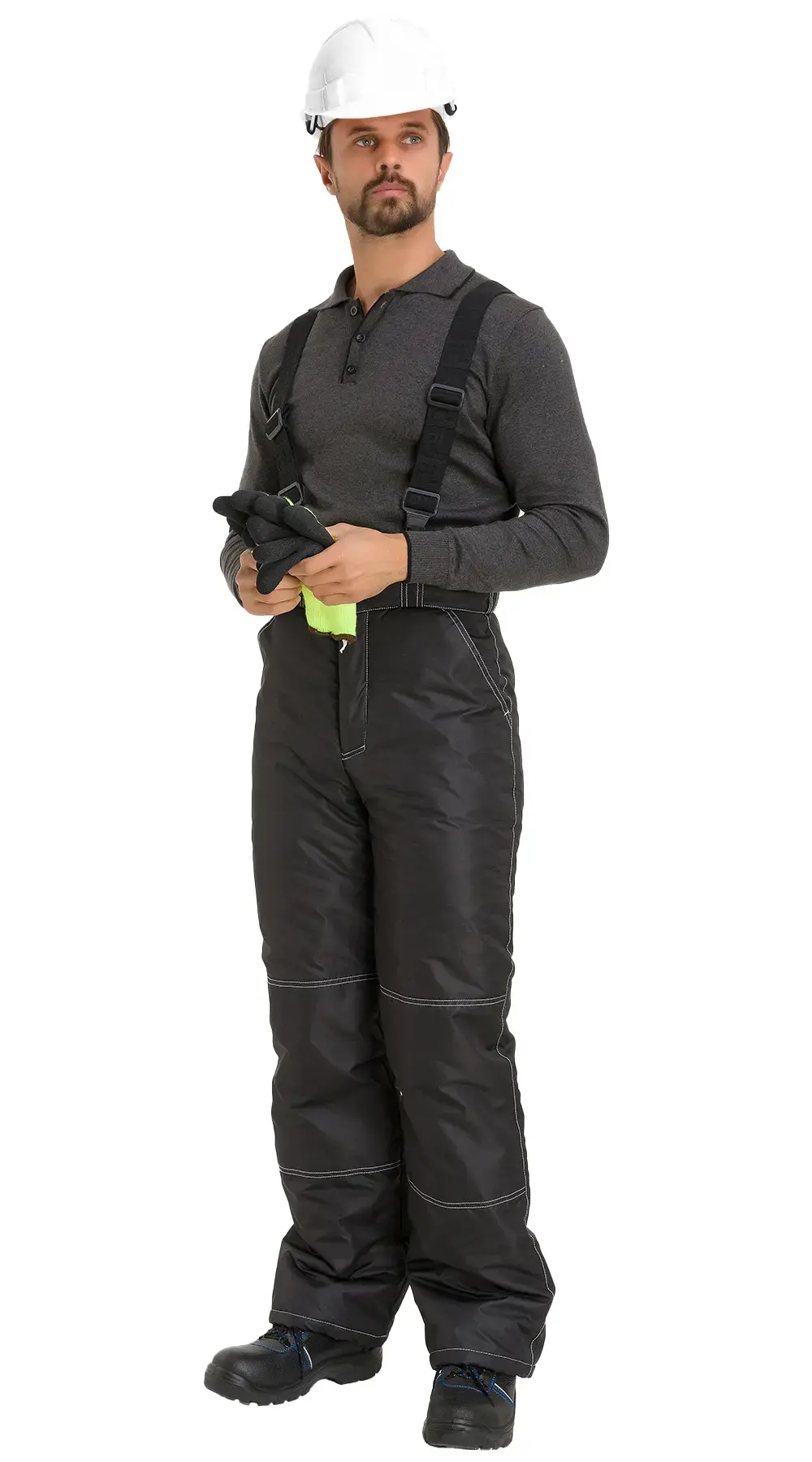 Брюки рабочие мужские зимнее утепленные RONTA BR930 черный