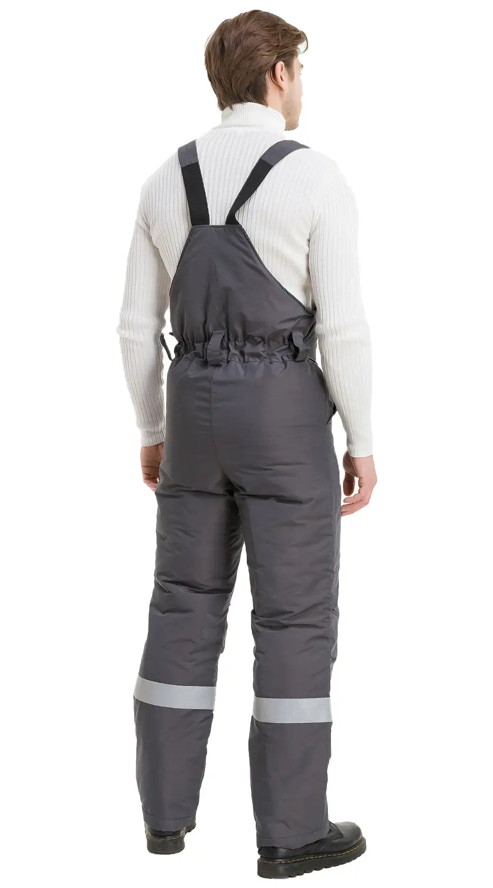 Полукомбинезон рабочий мужской утепленный зимний Восток-Сервис "Конструктор" серый