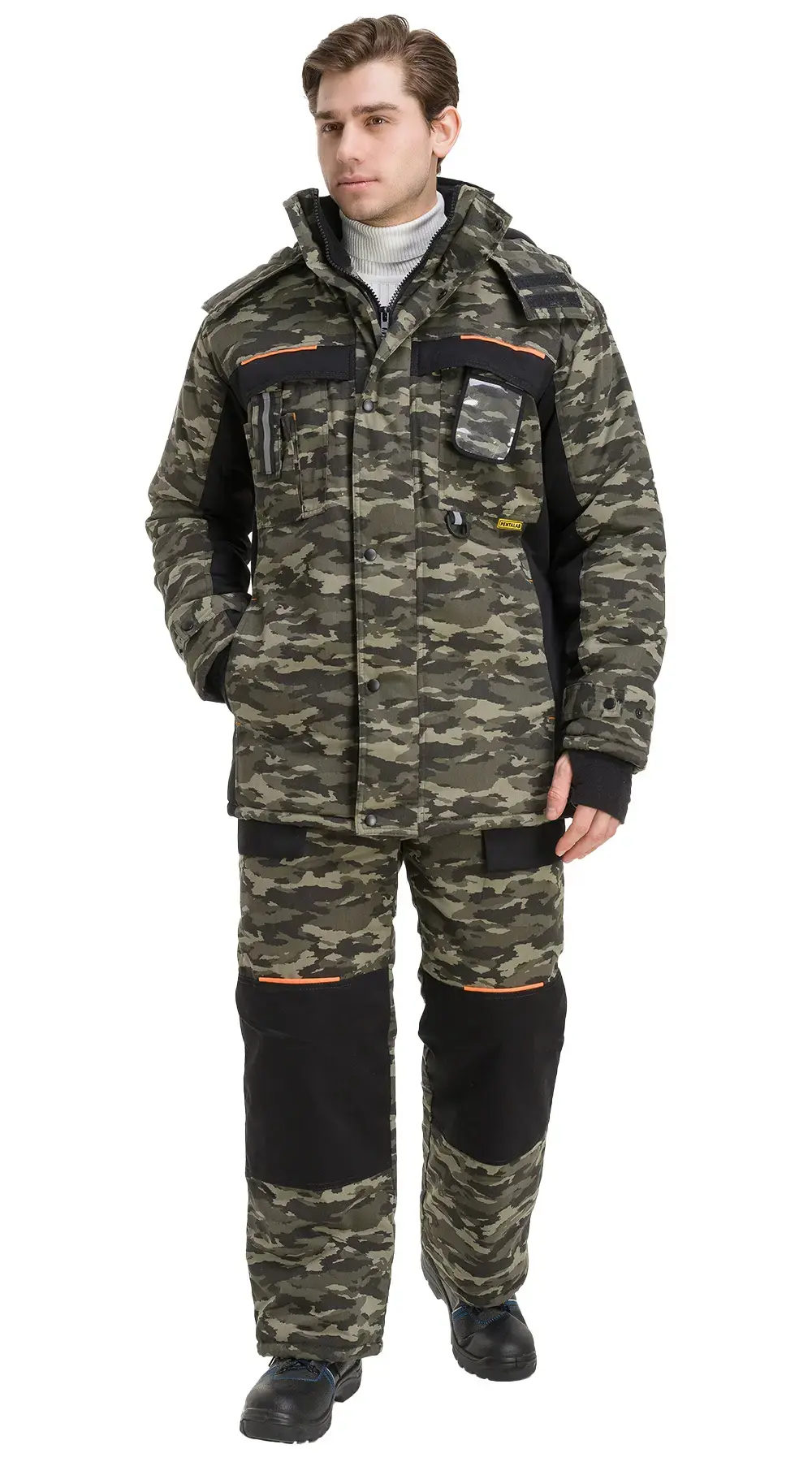 Костюм рабочий мужской утепленный зимний RONTA KS920 камуфляж