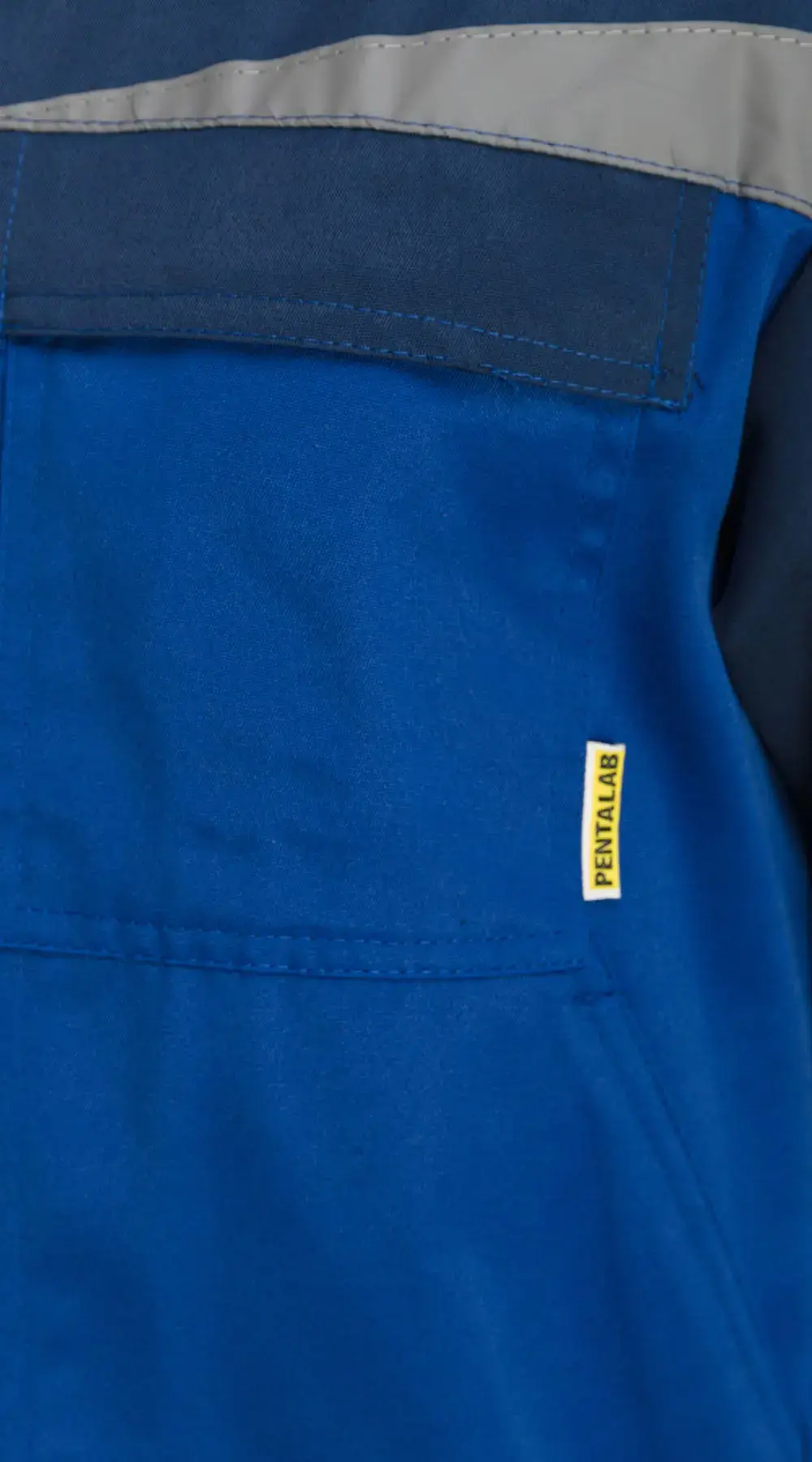 Костюм рабочий мужской летний RONTA KS591 с полукомбинезоном васильковый, темно-синий Костюм рабочий мужской летний RONTA KS591 с полукомбинезоном васильковый, темно-синий