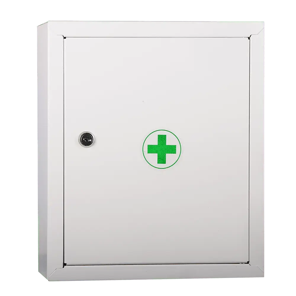 Аптечка для оказания 1-ой помощи (Приказ №169, метал. шкаф)