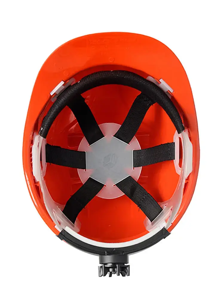 Каска защитная "ЕВРОПА-ЛЮКС" оранжевая