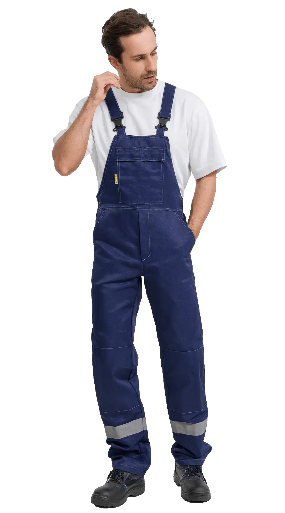 Полукомбинезон рабочий мужской летний RONTA PL504 синий