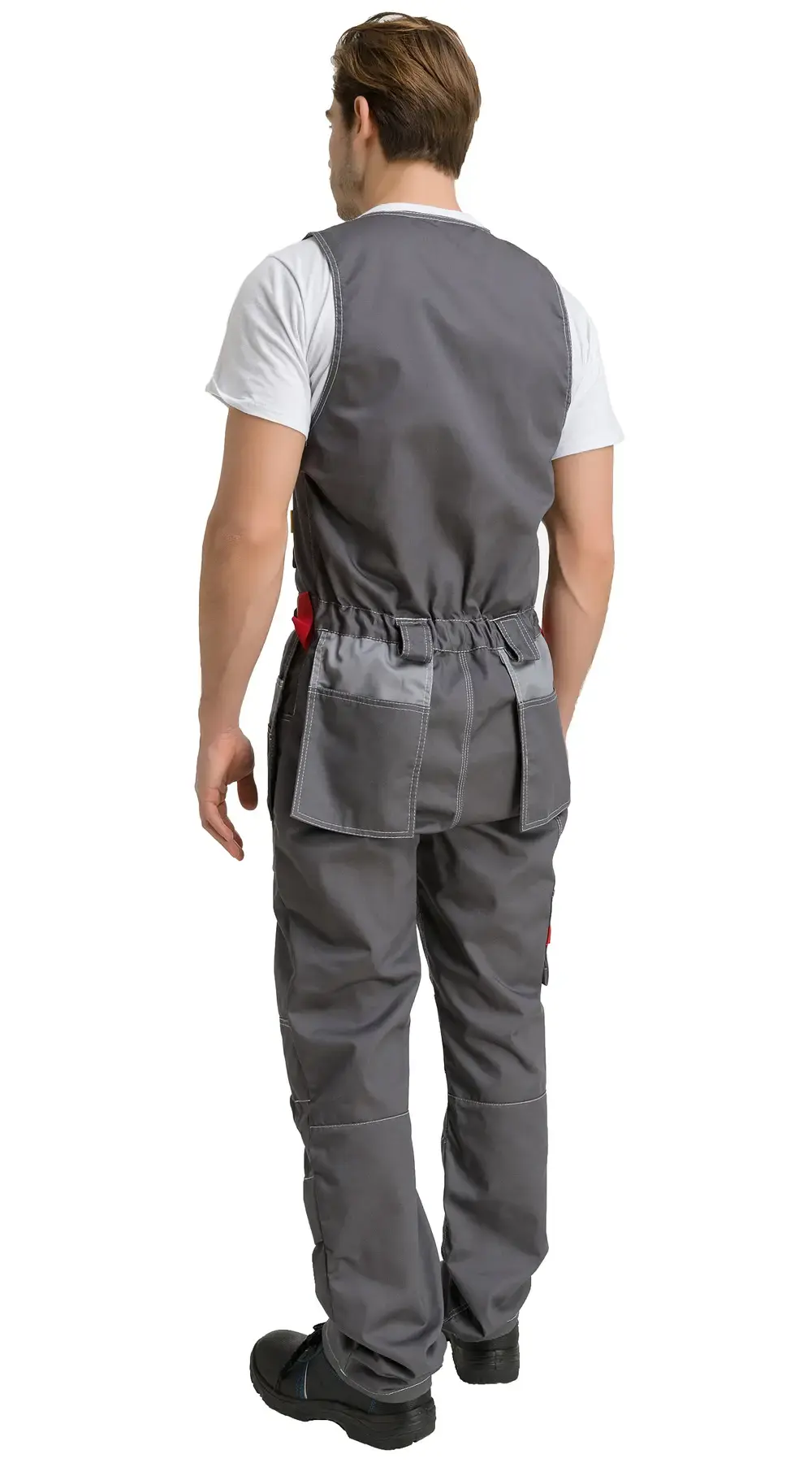 Полукомбинезон рабочий мужской летний RONTA PL3083 серый