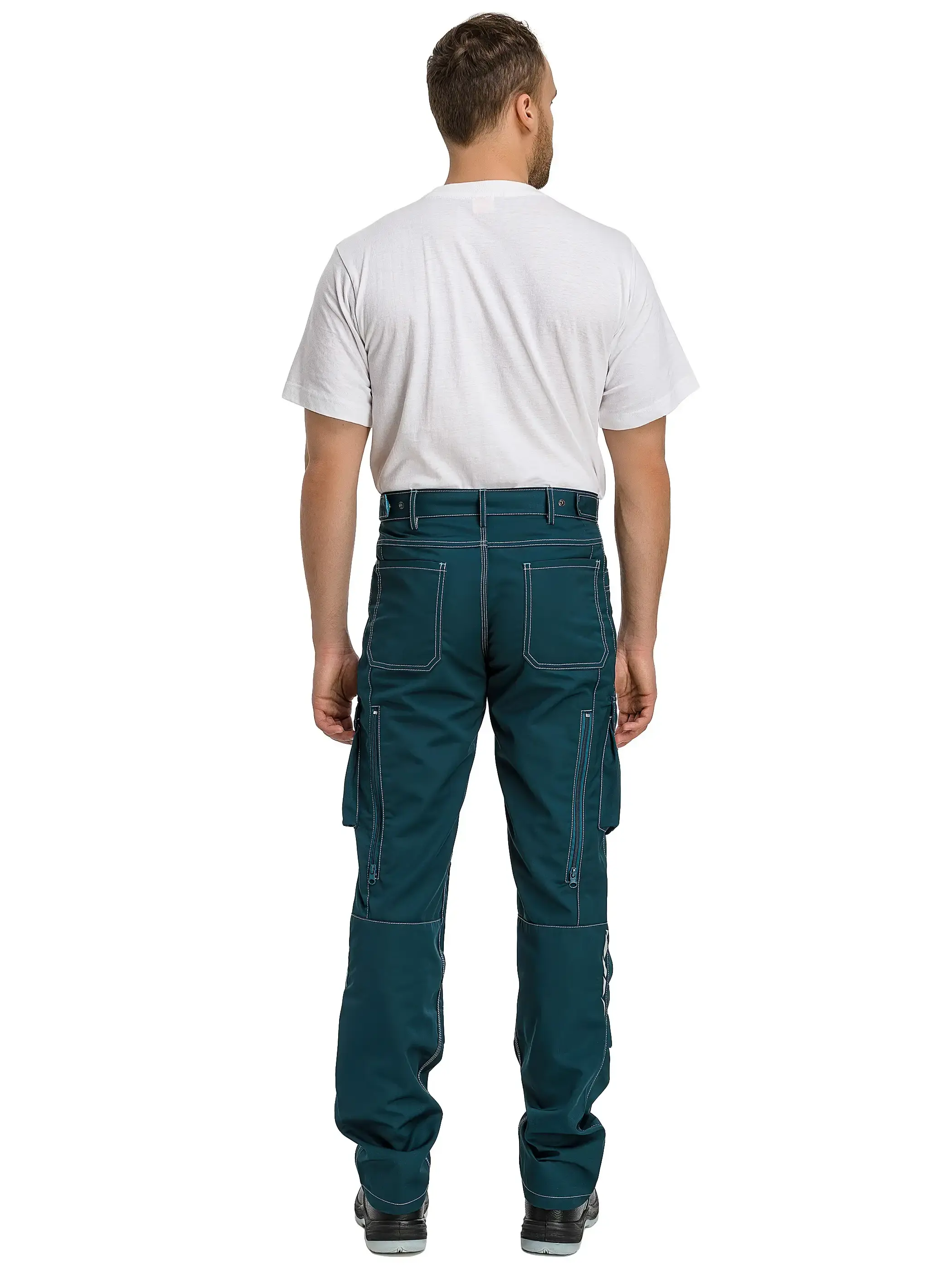 Брюки рабочие мужские летние Техноавиа "Дунай" берюзовыйе