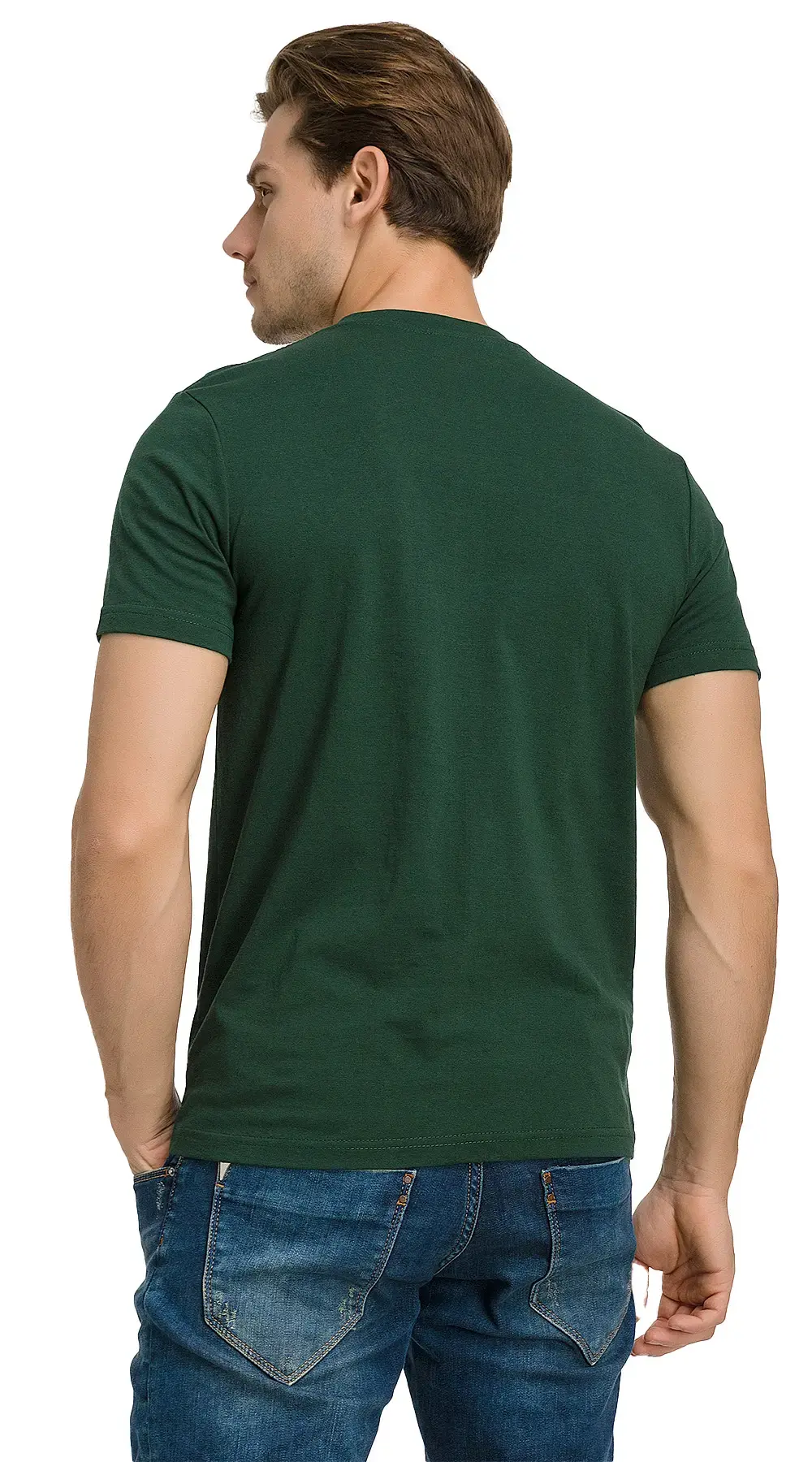 Футболка мужская RONTA FUT001 темно-зеленая