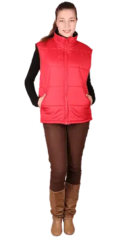 Жилет рабочий женский утепленный зимний RONTA JT300 красный Жилет рабочий женский утепленный зимний RONTA JT300 красный