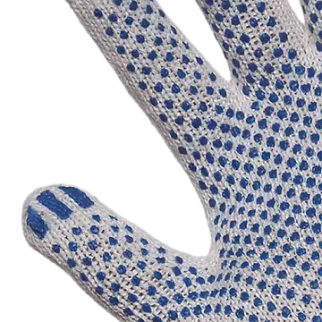 Перчатки трикотажные 5-ти нитка с ПВХ (точка)