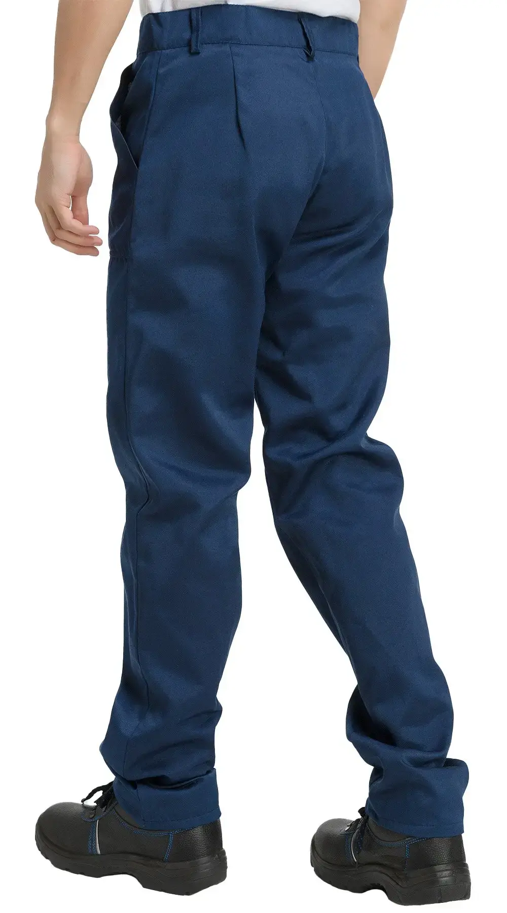 Костюм рабочий мужской летний RONTA KS621 с брюками темно-синий, лаймовый