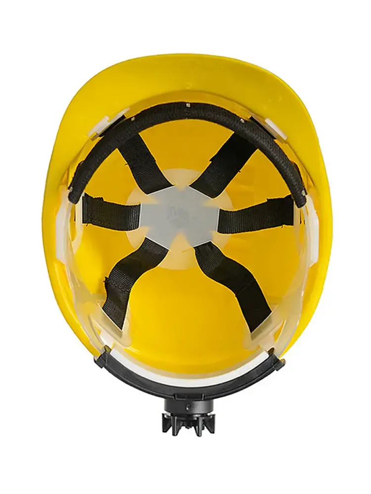 Каска защитная "ЕВРОПА-ЛЮКС" желтая