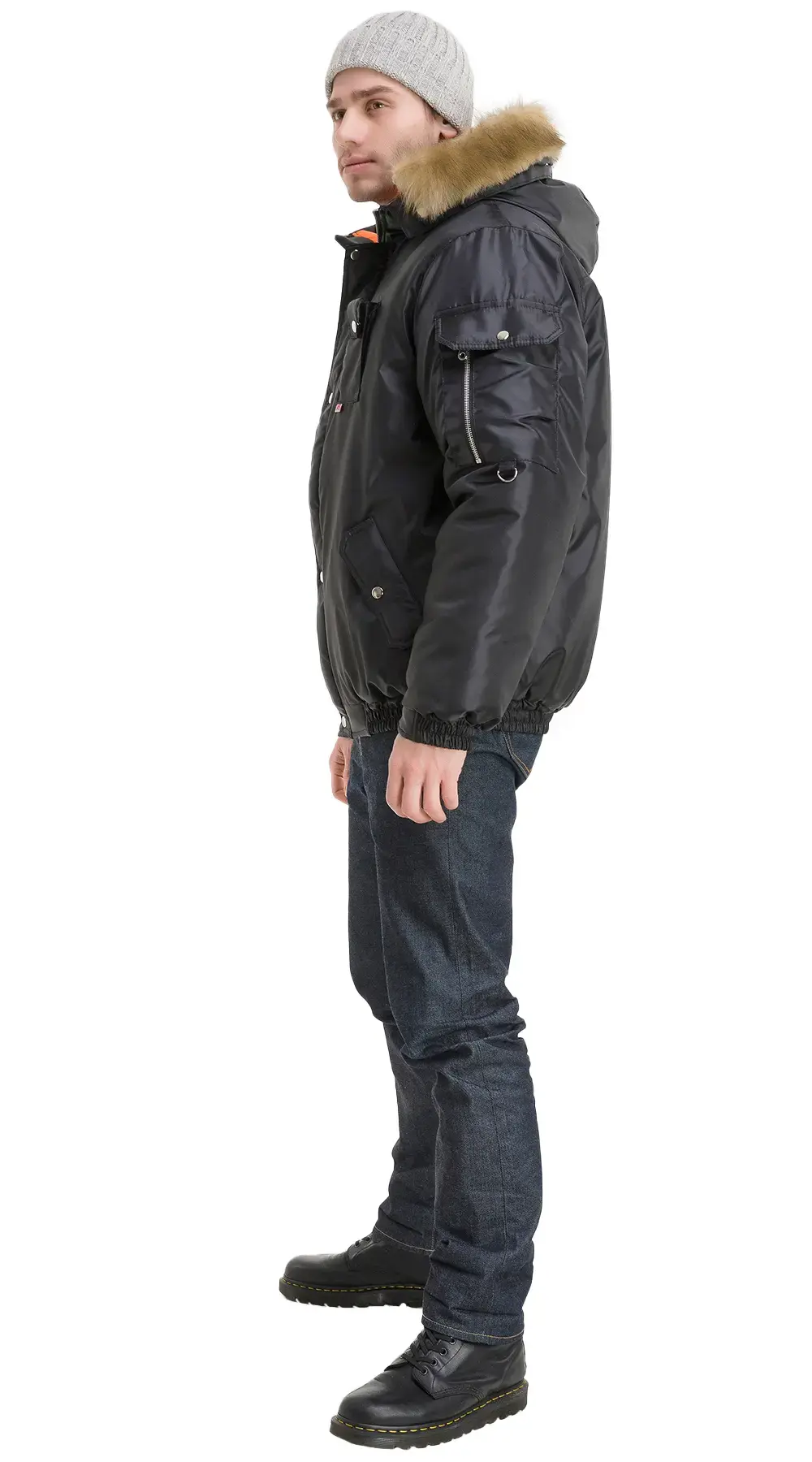 Куртка рабочая мужская зимняя утепленная Эталон "Аляска" черная