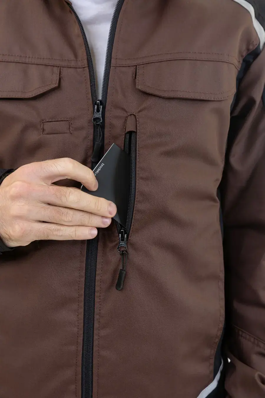 Куртка BRODEKS KS202, коричневый/черный