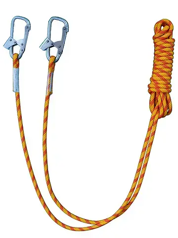 Строп из каната 5 м двумя монтажными карабинами