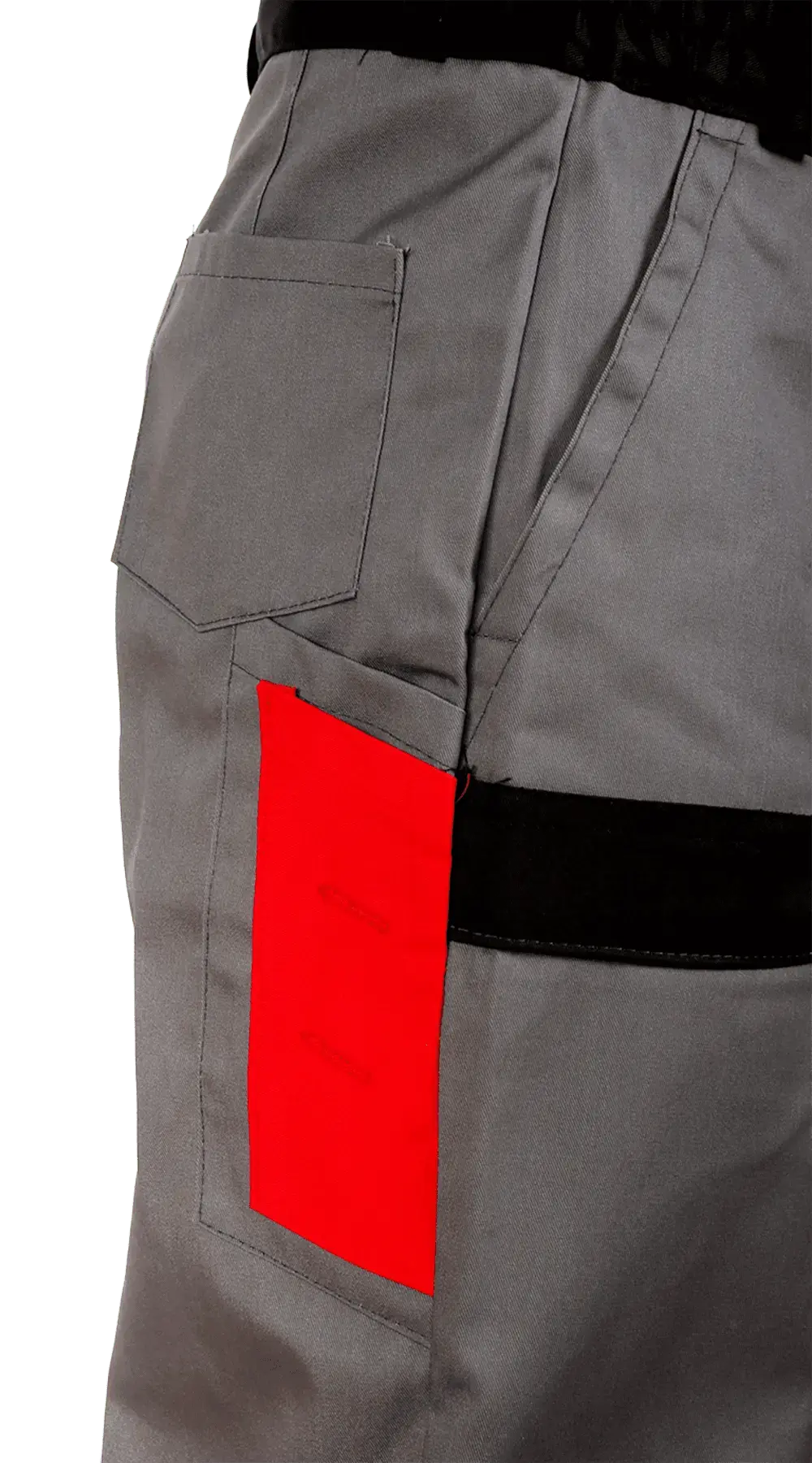 Костюм рабочий мужской летний RONTA KSVIVAT с брюками светло-серый, черный, красный