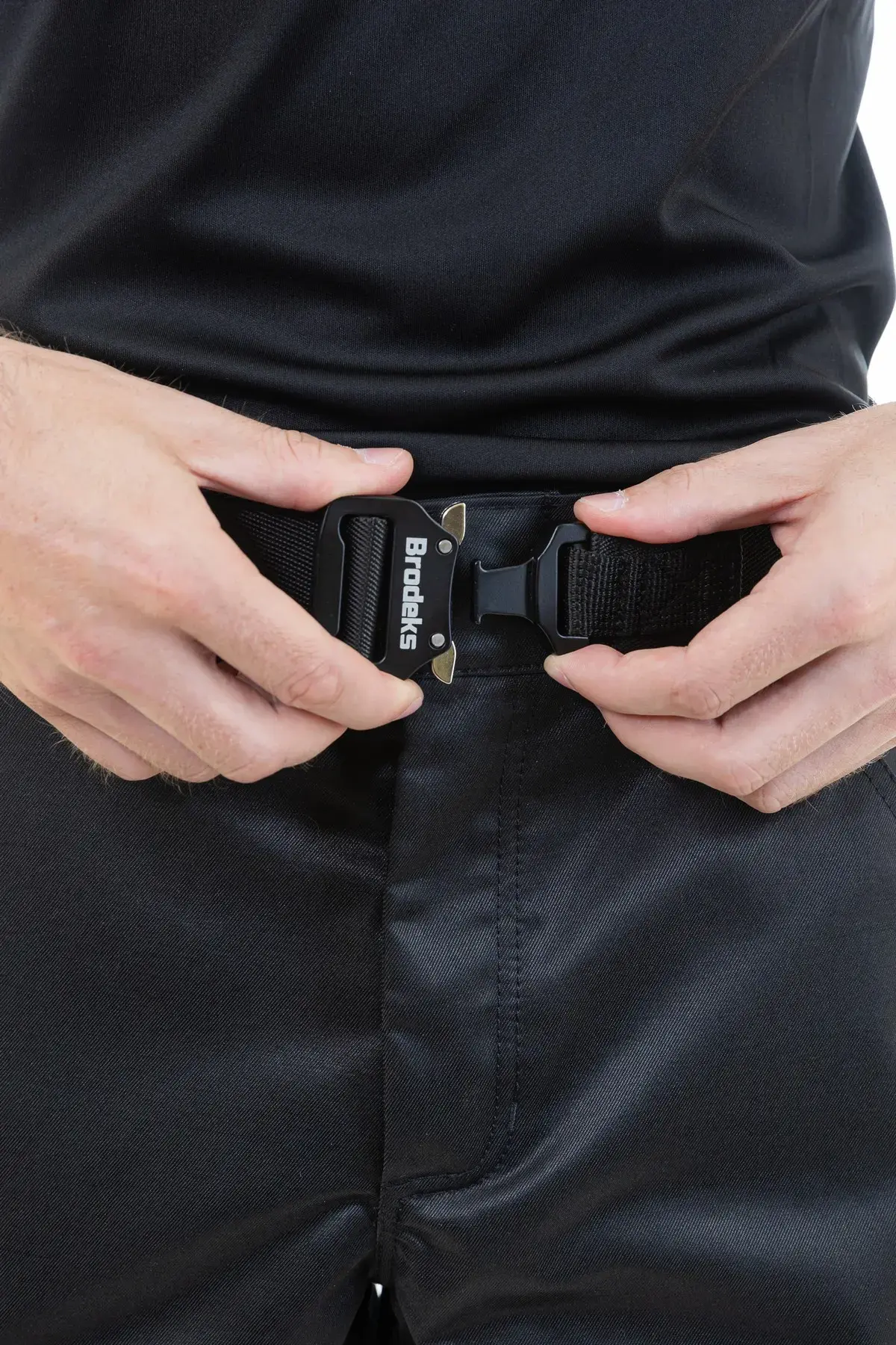 Брюки мужские летние BRODEKS KS303, черный