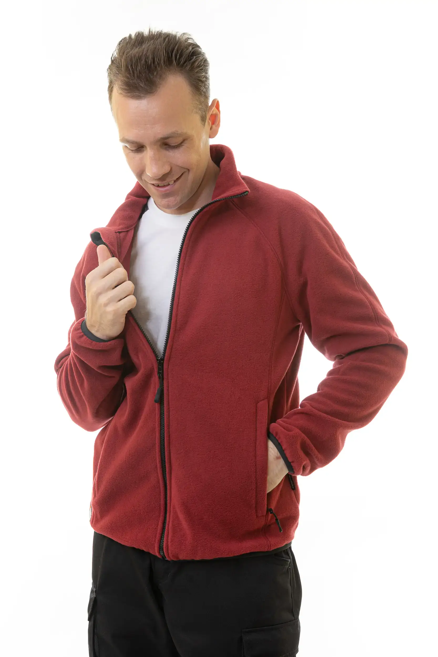 Толстовка флисовая BRODEKS KS211, бордо Толстовка флисовая BRODEKS KS211, бордо