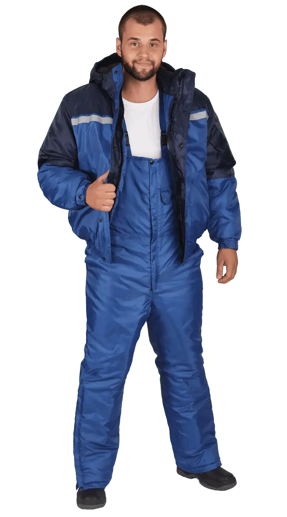 Костюм "Стим" (василек/т.синий)