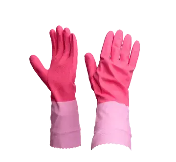 Хозяйственные перчатки с ворсовым напылением 1-й сорт