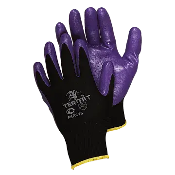 Перчатки нейлоновые со вспененным нитриловым покрытием