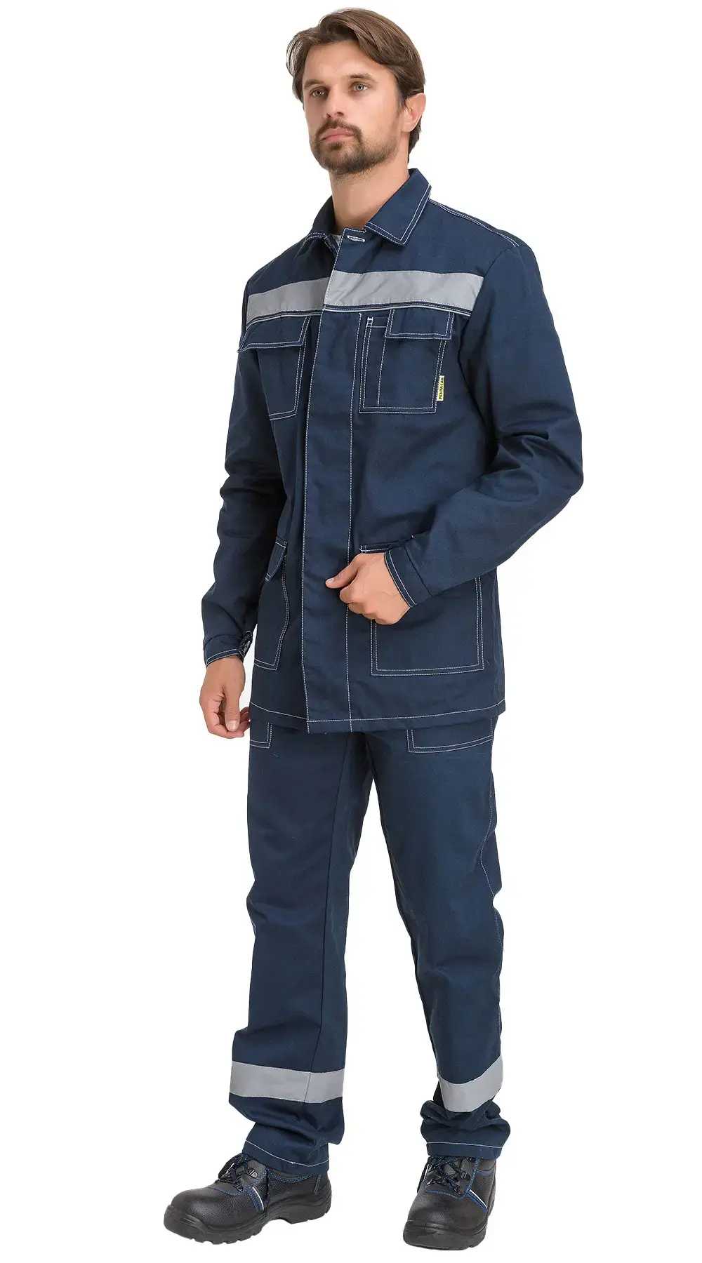 Костюм рабочий мужской летний RONTA KS821 с брюками т. синий