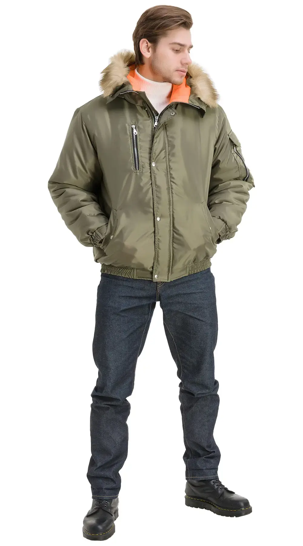 Куртка рабочая мужская зимняя утепленная Эталон "Аляска" хаки