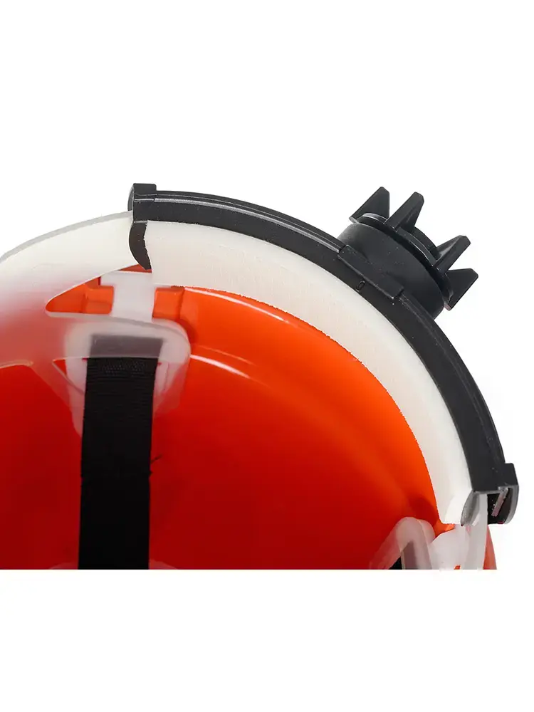 Каска защитная "ЕВРОПА-ЛЮКС" оранжевая