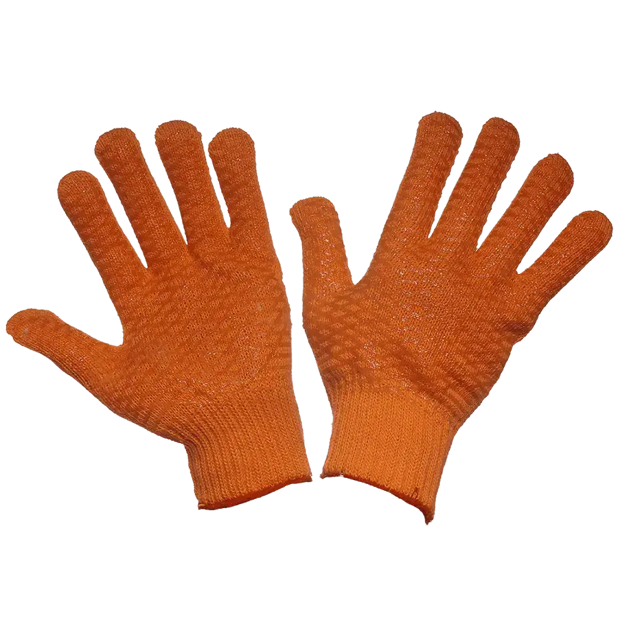 Перчатки "Крисс кросс" с круговым  покрытием