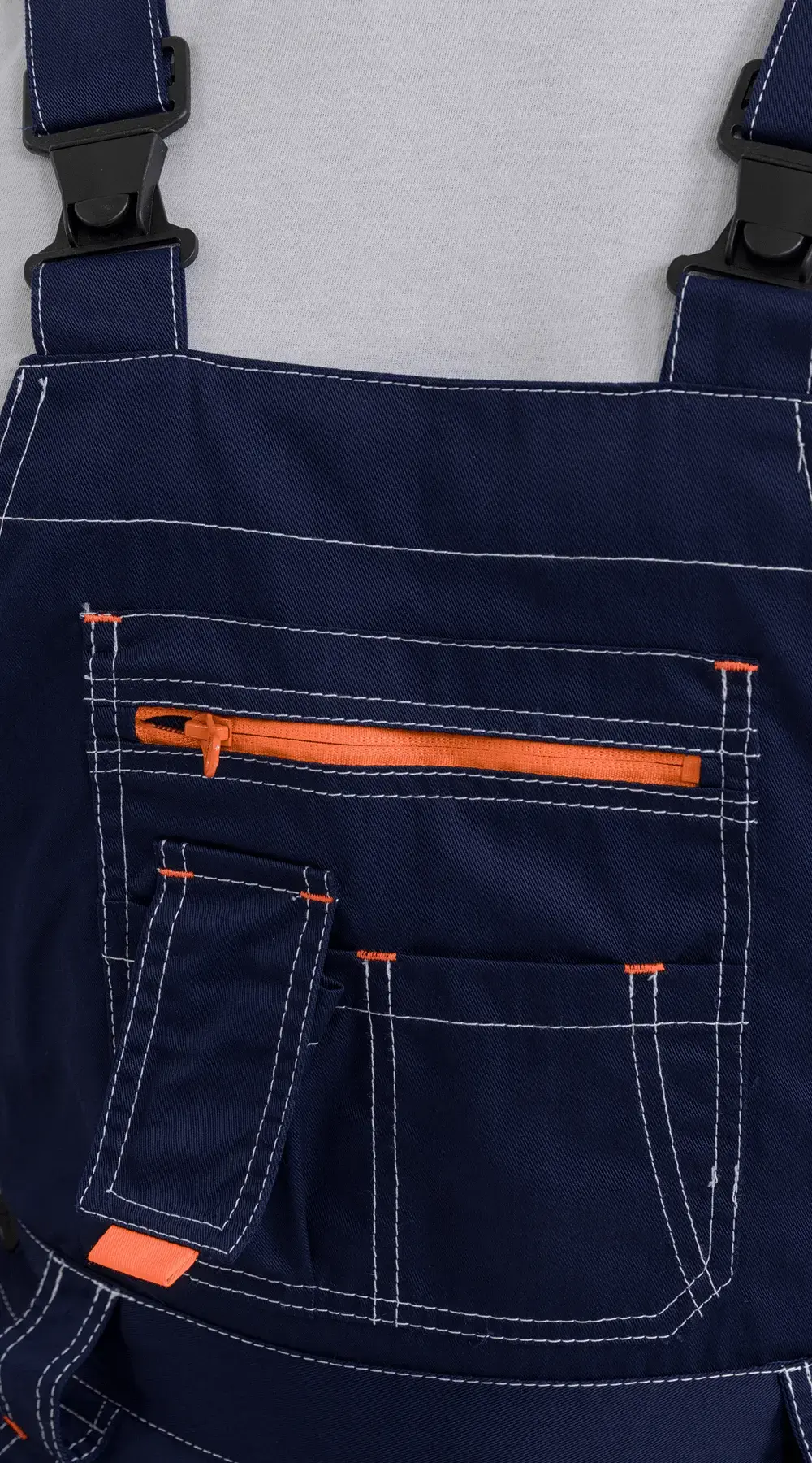 Полукомбинезон рабочий мужской летний RONTA PL208 темно-синий