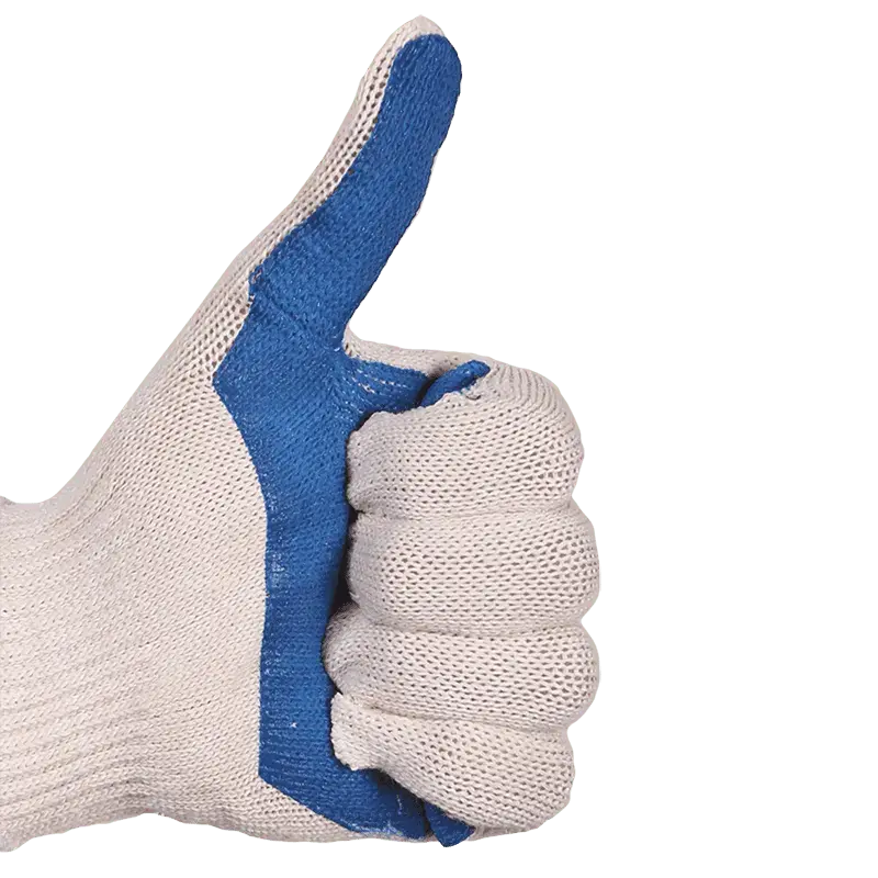 Перчатки трикотажные с ПВХ (накатка)