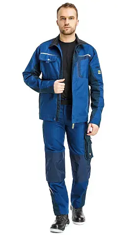 Куртка рабочая мужская летняя RONTA KR2020 синий, темно-синий