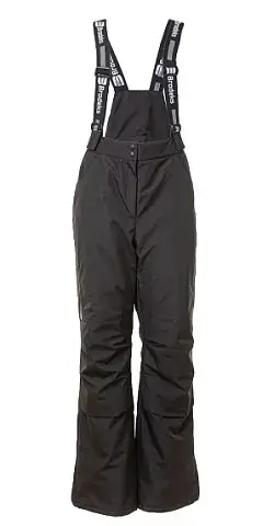 Зимний женский полукомбинезон BRODEKS KW405, черный  Зимний женский полукомбинезон BRODEKS KW405, черный