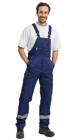 Полукомбинезон рабочий мужской летний RONTA PL504 синий