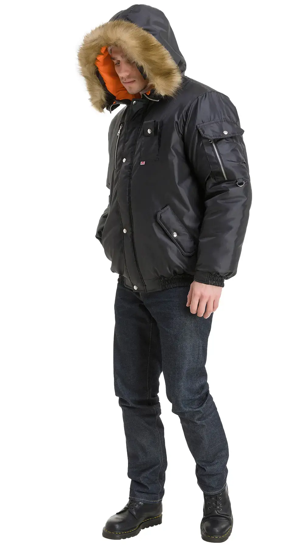 Куртка рабочая мужская зимняя утепленная Эталон "Аляска" черная