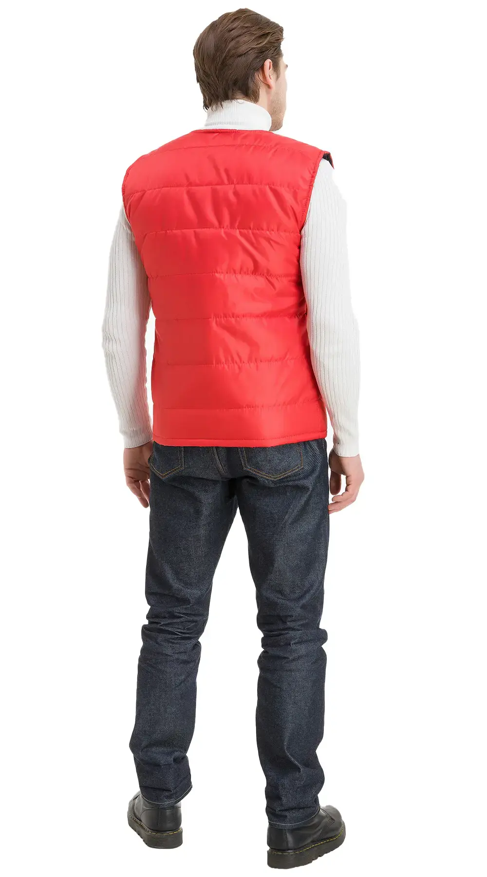 Жилет рабочий мужской утепленный зимний RONTA JT1003 красный