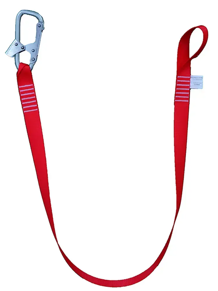 Строп из ленты 1,5 м, с монтажным карабином и крепежной петлей