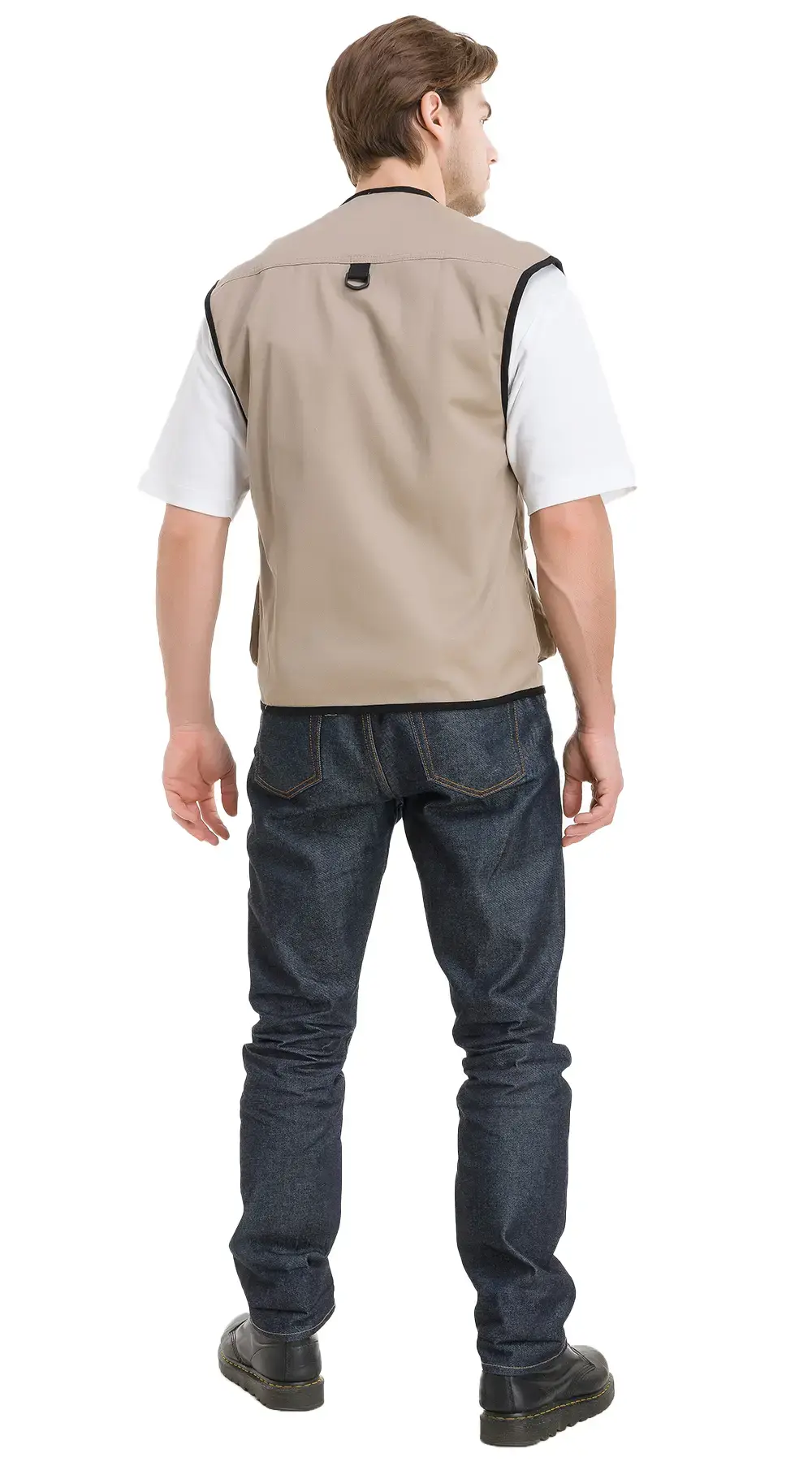 Жилет мужской летний "СПЕЦ-Авангард" бежевый, черный