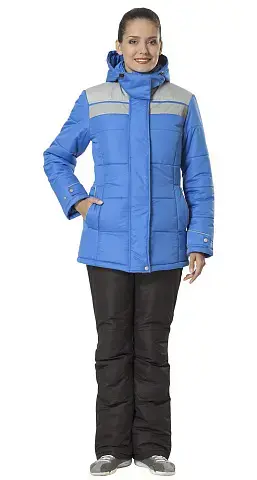 Куртка рабочая женская зимняя утепленная Авангард "Ангара" голубая Куртка рабочая женская зимняя утепленная Авангард "Ангара" голубая