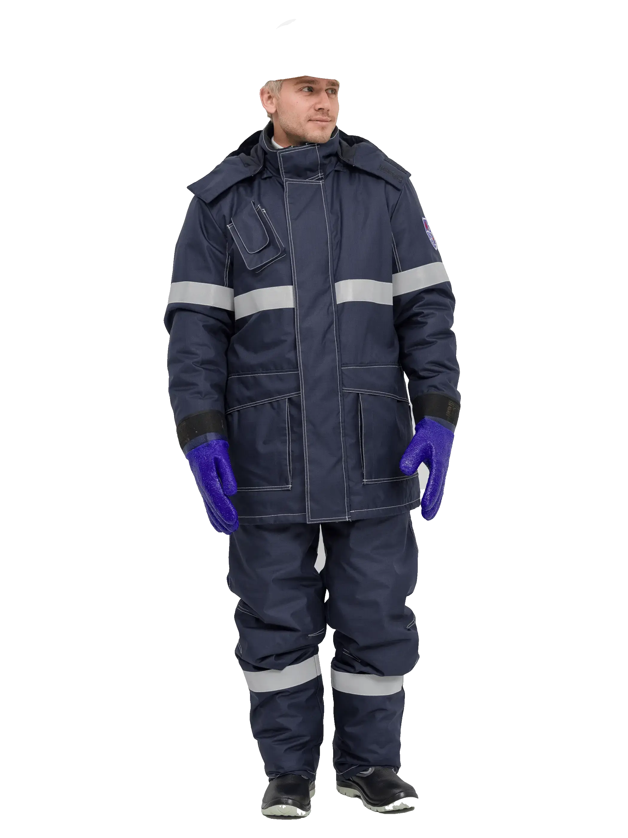 Костюм нефтяника рабочий утепленный защитный RONTA KS397 Нефть-Антистат FR