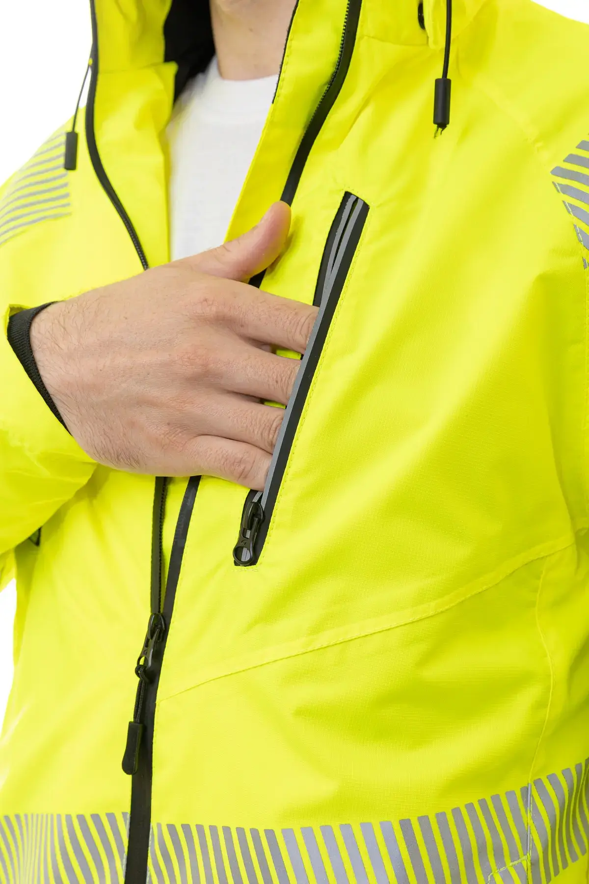 Летняя сигнальная куртка-парка BRODEKS KS223, желтый