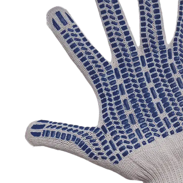 Перчатки трикотажные 5-ти нитка с ПВХ (протектор)