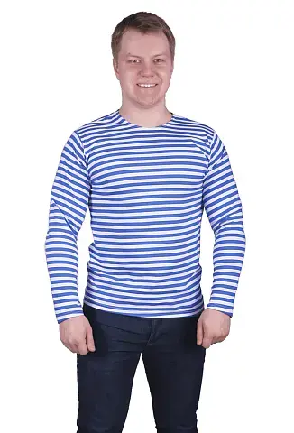 Тельняжка мужская RONTA TL005 х/б с начесом Тельняжка мужская RONTA TL005 х/б с начесом