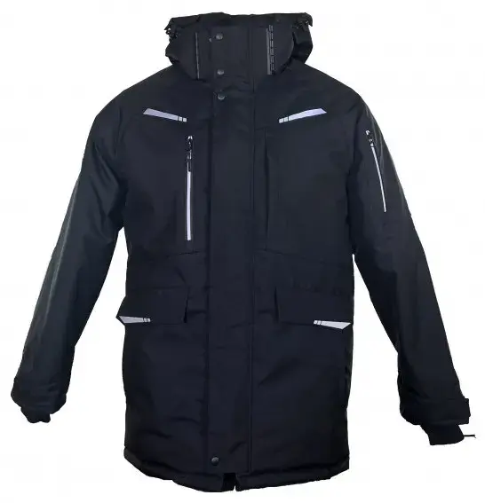 Зимняя куртка-парка BRODEKS KW215, черный