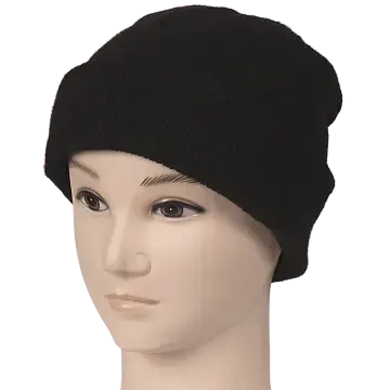Шапка двойная п/ш черная