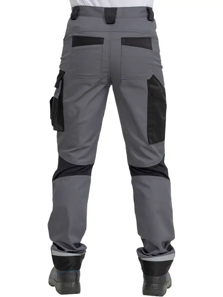 Брюки рабочие мужские летние RONTA BR209 темно-серые, черные