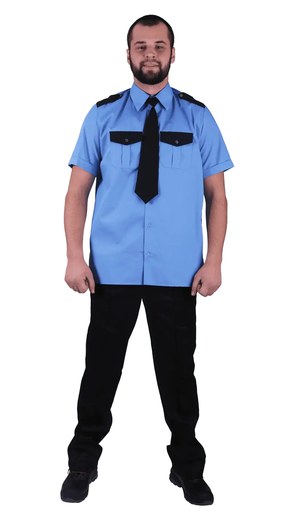 Сорочка мужская "Охранник" с коротким рукавом