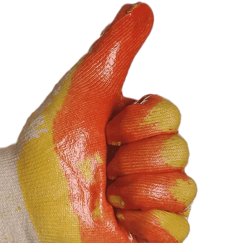 Перчатки трикотажные с двойным латексным покрытием