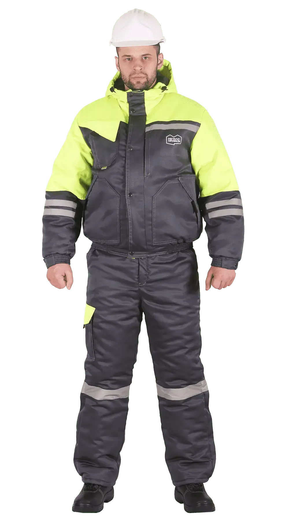 Костюм рабочий мужской утепленный зимний RONTA KS "МЕТАЛЛ-ПРОФИЛЬ" 