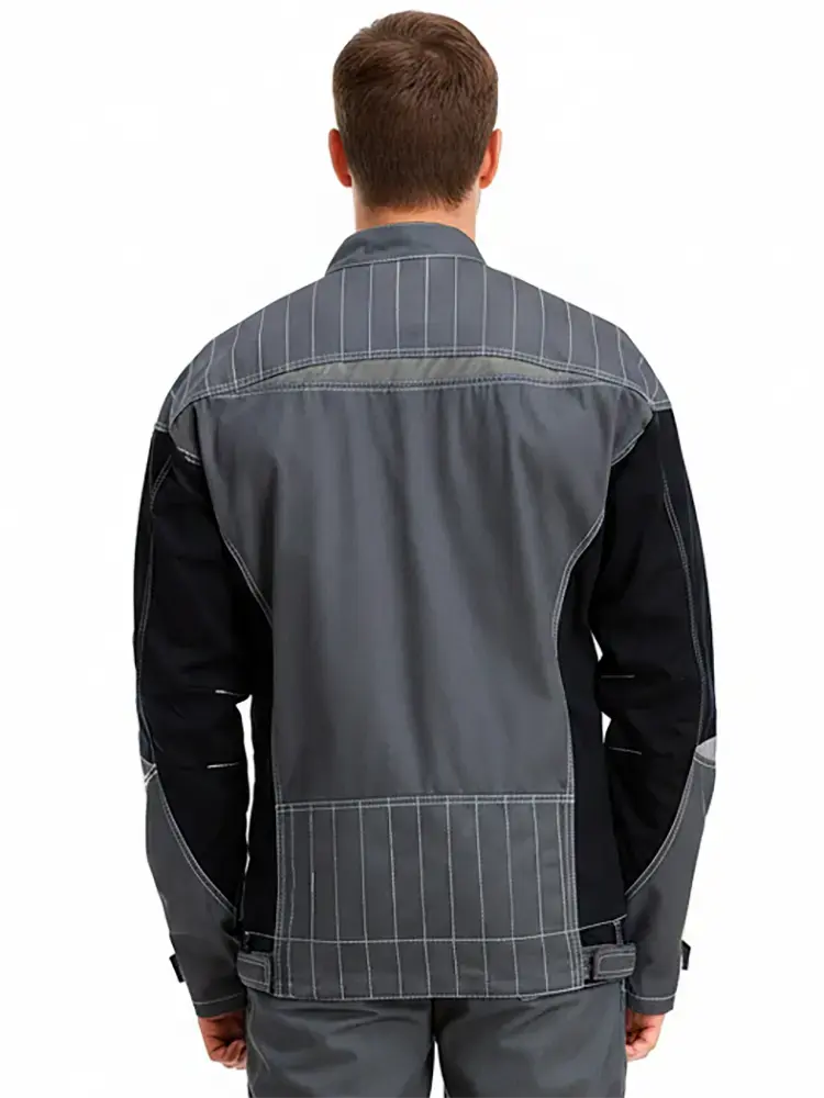 Костюм рабочий мужской летний RONTA KS908 с брюками темно-серый, черный